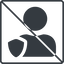 Thin, line, square, user, person, prohibited, admin, administrator, superuser, shield, rights, super, user-shield-solid, user-shield icon