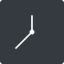 Thin, up, solid, square, clock, time, meeting, hour, minute, hours, minutes, clock-thin icon