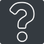 Thin, solid, square, question, mark, question-mark, faq, help, question-mark-alt-thin, question-mark-alt icon