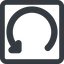 Line, down, wide, square, wait, load, update, reload, refresh, restore, change icon