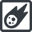 Line, left, wide, square, horizontal, mirror, star, space, asteroid, meteoroid, impact, nasa, esa, jaxa, shooting, shooting-star, c-type, s-type, m-type, neo, asteroid-wide icon