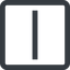 Line, right, wide, square, minus, remove, sub, substract, collapse, minus-wide, -, less icon