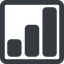 Line, wide, square, statistics, antenna, mobile, signal, bars, level, strength, signal-solid, wifi icon