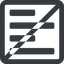 Line, down, left, wide, solid, square, horizontal, mirror, prohibited, text, align, left-align, alignment, editor, align-left, align-left-alt, left-align-alt, left-align-alt-solid icon