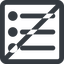 Line, down, wide, square, horizontal, mirror, prohibited, list, editor, list-item, checklist, unordered, unordered-list, unsorted, unsorted-list, bullet, bullet-list, unordered-list-wide icon