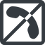 Line, left, wide, square, prohibited, phone, call, dial, number, phone-solid, telephone icon