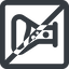 Line, right, wide, square, prohibited, erlenmeyer, bubbling, erlenmeyer-bubbling-alt-wide icon