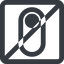 Line, right, wide, square, setting, prohibited, apple, on, off, ios, switch, button, radio, switch-wide icon