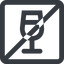 Line, wide, square, glass, horizontal, mirror, prohibited, party, wine, champagne, glass-wine, drink, water, glass-wine-wide icon