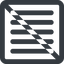 Line, wide, solid, square, prohibited, menu, burger, text, align, alignment, editor, justify, justify-align, align-justify, justify-align-wide icon