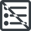 Line, up, wide, square, prohibited, list, editor, list-item, checklist, unordered, unordered-list, unsorted, unsorted-list, bullet, bullet-list, unordered-list-wide icon