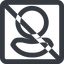 Line, normal, wide, circle, square, user, man, woman, person, prohibited, user-circle-wide icon