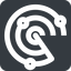 Right, wide, solid, square, gps, place, radar, localisation, radar-wide, sonar icon