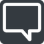 Wide, solid, square, horizontal, mirror, dots, message, chat, comment, speech, dialogue, blablabla, blabla, bubbles, comment-square-wide icon