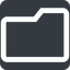 Wide, solid, square, horizontal, mirror, folder, directory, folders, directories, folder-wide icon