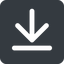 Up, wide, solid, square, download, downloaded, downloading, download-wide icon