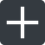 Wide, solid, square, plus, add, new, plus-wide, create, addition, +, more icon