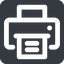 Wide, solid, square, laser, copy, printer, print, inkjet, printing, photocopier, printer-wide icon