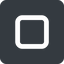 Wide, solid, square, video, play, stop, mp3, player, pause, stop-wide icon
