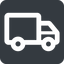 Wide, solid, square, truck, delivery, van, lorry, truck-wide icon