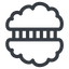 Line, left, normal, medical, human, idea, brain, intelligence, corpus, callosum, corpus-callosum, synapse, neuron, memory icon