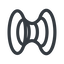 Line, left, normal, wormhole, black-hole, hole, spacetime, interstellar, astrophysics, hyperspace, einstein, rosen, singularity, relativity icon