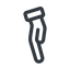 Line, right, normal, healthcare, help, care, gift, hand, giving, giving-hand, love, give icon