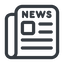 Line, normal, times, paper, editor, newspaper, news, article, breaking-news, journalist, press, scoop, tabloid icon