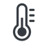 Line, normal, temperature, thermometer, cold, heat, hot icon