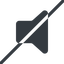 Line, down, normal, horizontal, mirror, prohibited, speaker, volume, mute, unmute, music, sound, loudspeaker, speaker-solid icon
