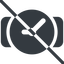 Line, right, normal, horizontal, mirror, prohibited, time, hour, minute, hours, minutes, watch, watch-solid icon