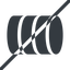 Line, right, normal, mysql, sql, prohibited, database, db, storage, barrel, database-solid icon