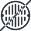 Line, right, normal, prohibited, manhole, sewer, sewer-manhole, metal, cover icon