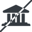Line, normal, horizontal, mirror, prohibited, law, bank, banking, university, investment, finance, bank-solid, court icon