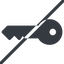 Line, up, normal, horizontal, mirror, prohibited, unlocked, unlock, locked, lock, key, access, security, key-solid icon