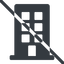 Line, normal, prohibited, building, business, architecture, building-solid icon