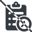 Line, normal, prohibited, order, list, clock, clipboard, clipboard-list, clipboard-list-clock, list-clock, clipboard-list-clock-solid icon