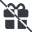 Line, normal, prohibited, party, birthday, gift, christmas, box, present, gift-solid icon