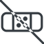 Line, up, normal, prohibited, medical, plaster, adhesive, bandage, care, medic, band-aid, elastoplast icon