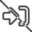 Line, up, normal, sign, in, signin, login, log, log-in, prohibited, connection, sign-in-solid, go-in, connect, sign-in icon
