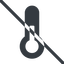 Line, normal, prohibited, thermometer, cold, heat, temperature-solid icon