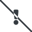 Line, normal, mark, warning, exclamation, prohibited, warning-solid, alert icon