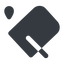 Down, normal, solid, bucket, drip, paint, color, fill, bucket-drip, bucket-drip-solid icon