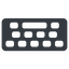 Down, normal, solid, desktop, keyboard, keypad, typing, keyboard-solid, keyboard-alt-solid icon
