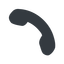Left, normal, solid, phone, call, dial, number, phone-solid, telephone icon