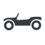 Normal, solid, horizontal, mirror, car, dune, buggy, meyers, manx, volkswagen, vw, dune-buggy-solid icon