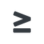 Normal, solid, horizontal, mirror, symbol, less, math, mathematics, greater, than, greater-than, less-than, greater-than-equal, less-than-equal, comparison, inequality, mathematical, smaller, bigger, less-than-equal-solid, equal, maths icon