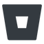 Normal, solid, code, social, network, share, git, repository, bitbucket icon