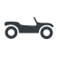 Normal, solid, car, dune, buggy, meyers, manx, volkswagen, vw, dune-buggy-solid icon