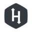 Up, normal, solid, logo, brand, programming, developer, hacker, rank, challenges, hackerrank, company icon